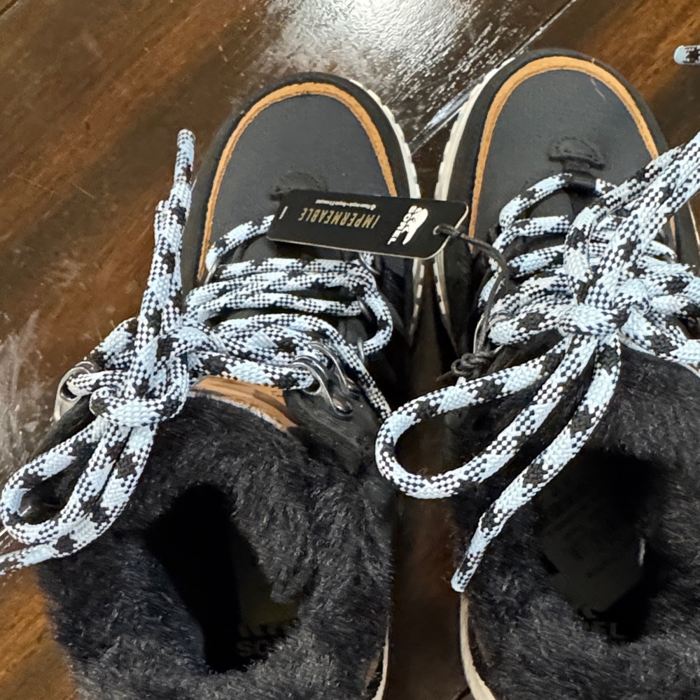 Sorel One Ave Trek Faux Fur Trim Waterproof Sneaker Boot - Picture 4 of 6